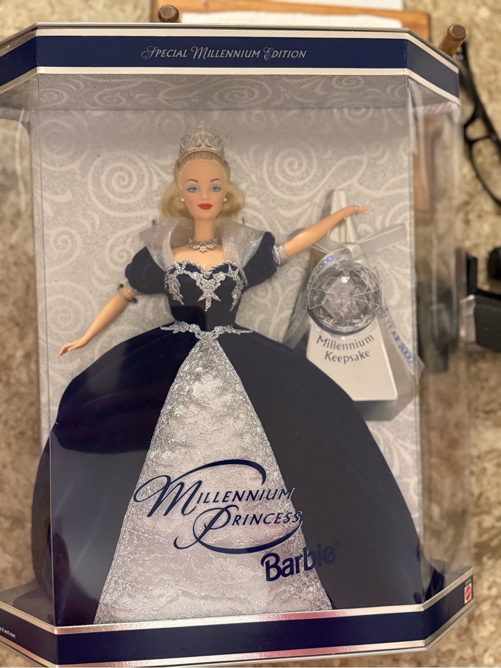 Barbie Special Millennium Princess Navy and Silver Doll